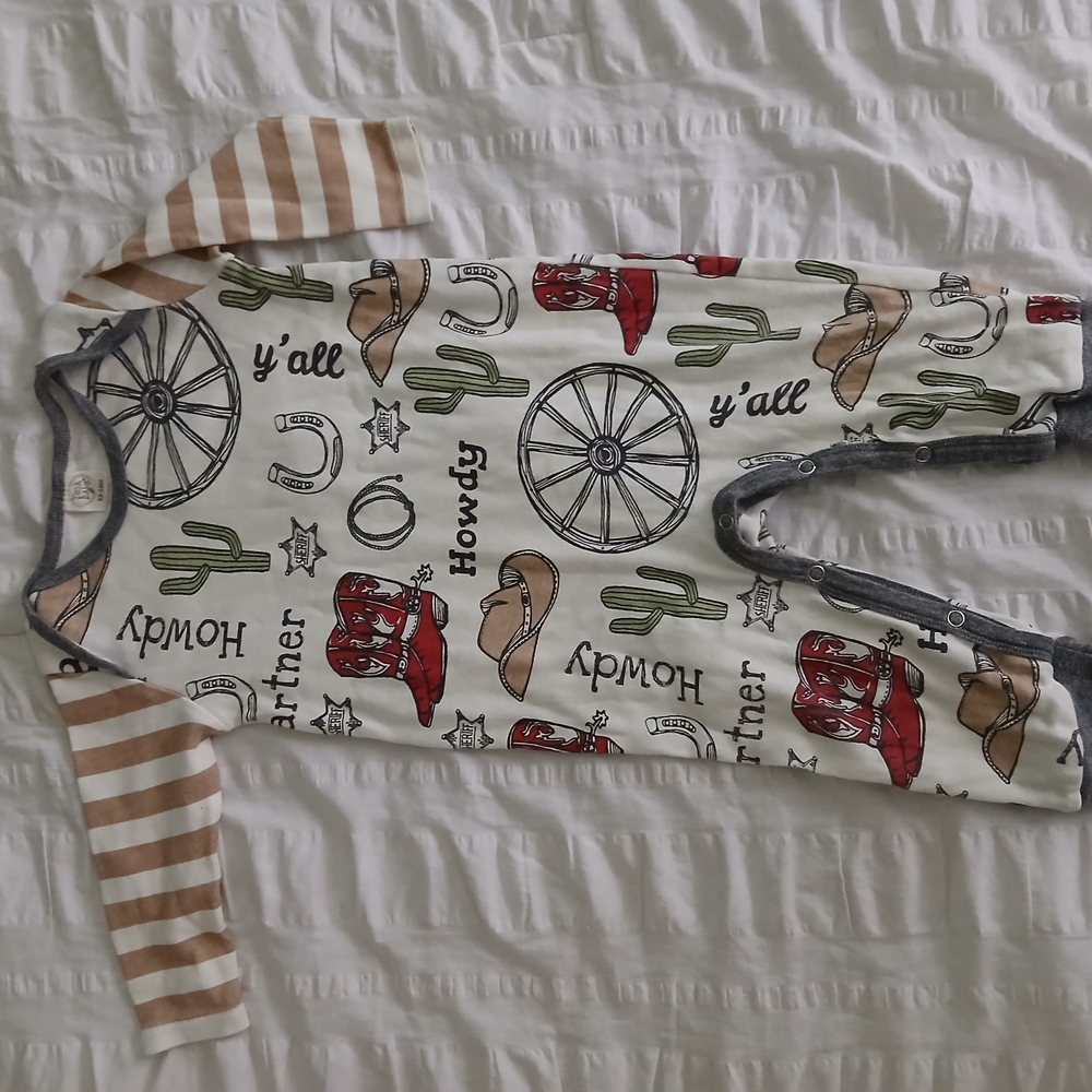 Tesa Babe Western-Themed Kids Bodysuit